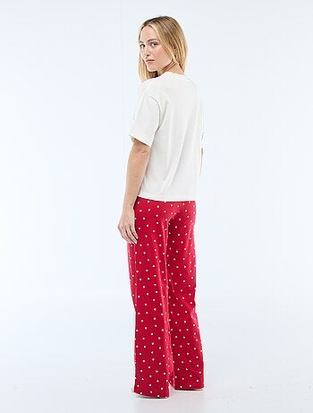 Pigiama 2 pezzi stampato 'Marie'