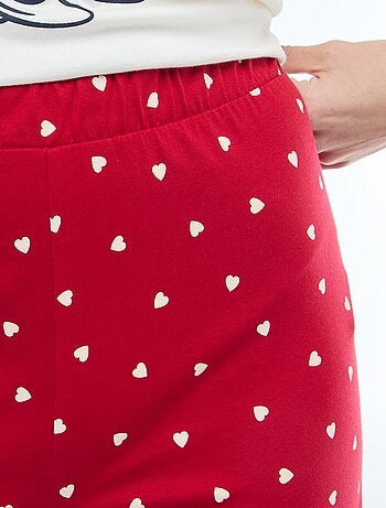 Pigiama 2 pezzi stampato 'Marie'