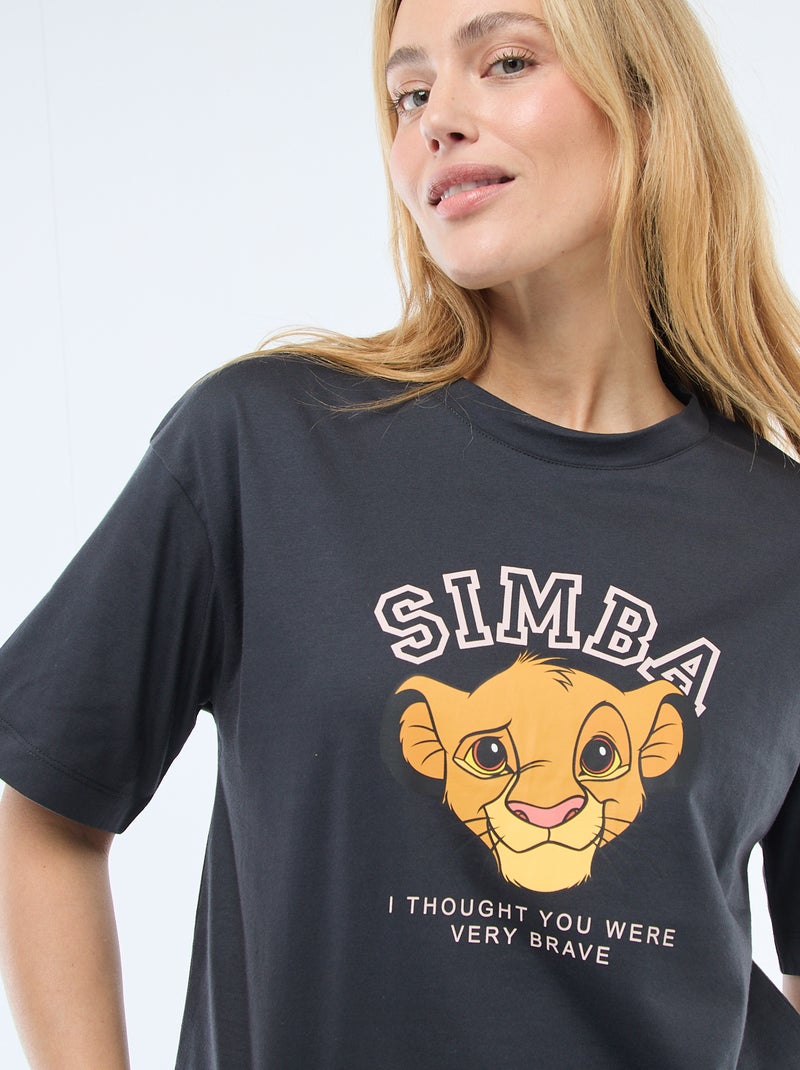 Pigiama 2 pezzi stampato 'Simba' Beige - Kiabi
