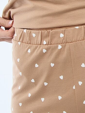 Pigiama 2 pezzi stampato 'Marie'