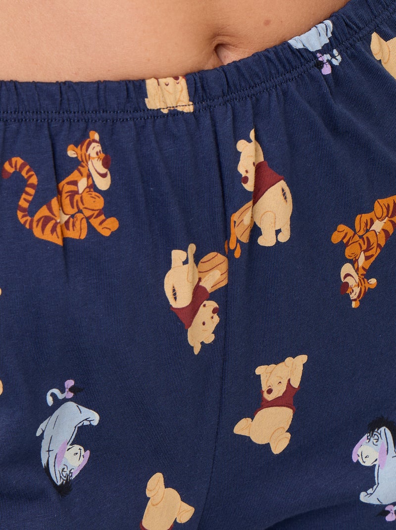 Pigiama 2 pezzi stampato "Winnie the Pooh" Blu - Kiabi