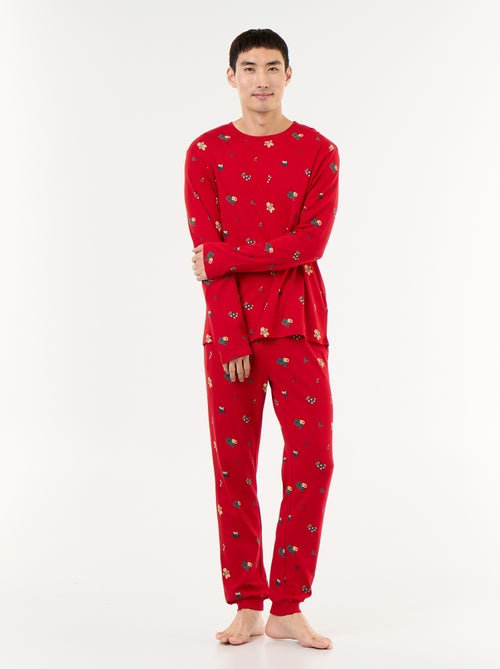 Pigiama 2 pezzi t-shirt + pantaloni 'Natale' - 2 pezzi - Kiabi