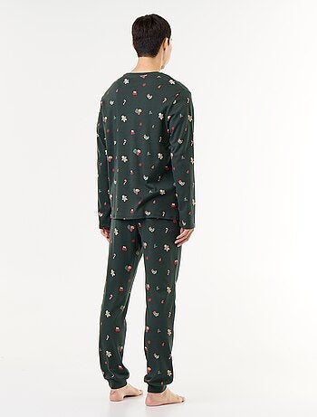 Pigiama 2 pezzi t-shirt + pantaloni 'Natale' - 2 pezzi