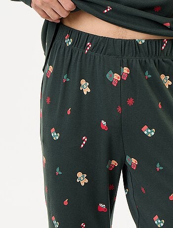 Pigiama 2 pezzi t-shirt + pantaloni 'Natale' - 2 pezzi