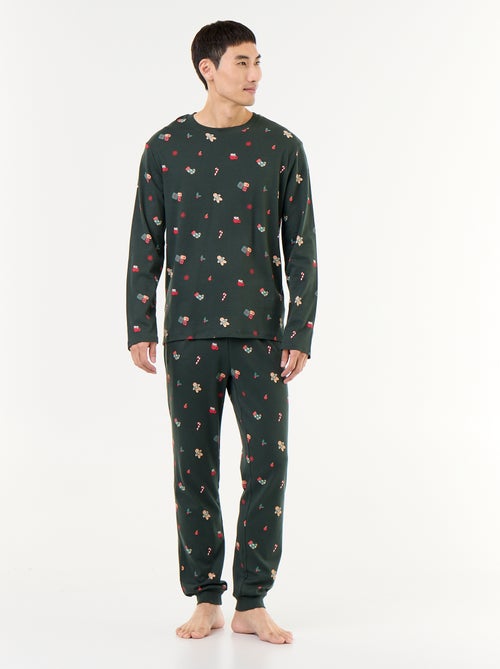 Pigiama 2 pezzi t-shirt + pantaloni 'Natale' - 2 pezzi - Kiabi