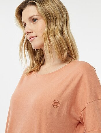 Pigiama 2 pezzi t-shirt + shorts minimalista