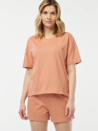 Pigiama 2 pezzi t-shirt + shorts minimalista