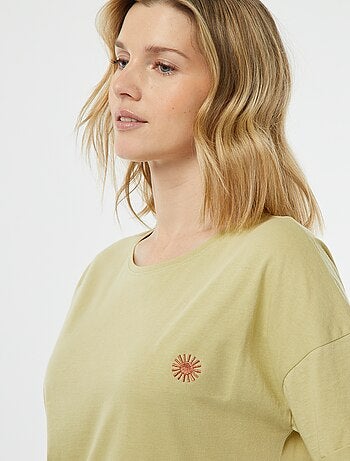 Pigiama 2 pezzi t-shirt + shorts minimalista