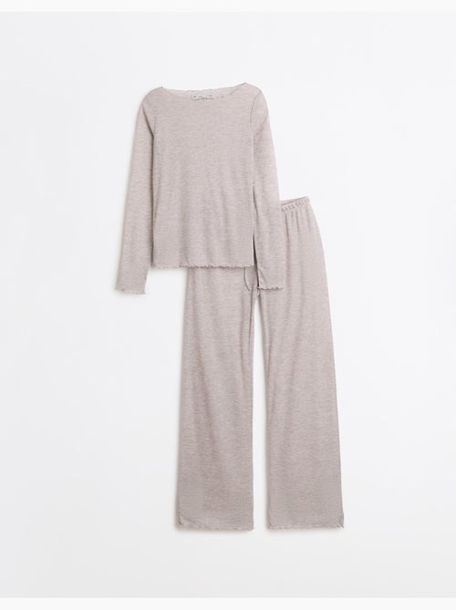 Pigiama a maglia, mo fashion - Kiabi