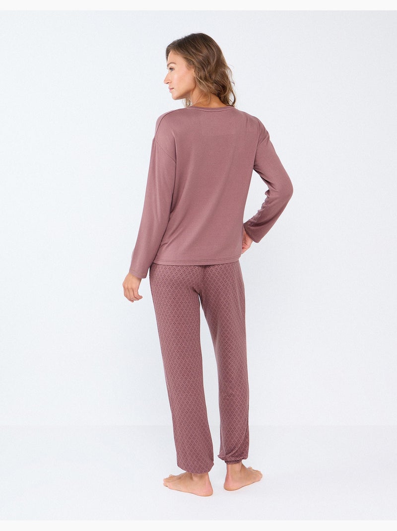 Pigiama a maglia, mo fashion Rosa - Kiabi