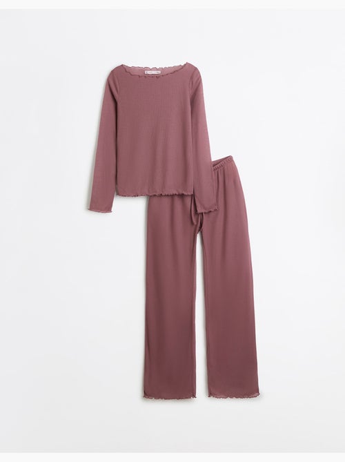 Pigiama a maglia, mo fashion - Kiabi Pigiama a maglia, mo fashion - Kiabi