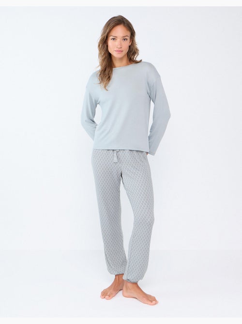 Pigiama a maglia, mo fashion - Kiabi