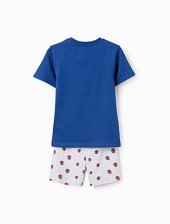 Pigiama a manica corta glow-in-the-dark con spider-man