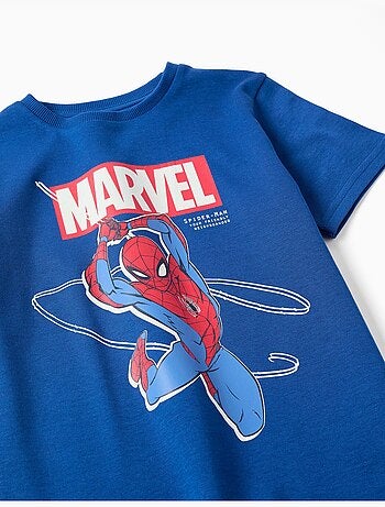 Pigiama a manica corta glow-in-the-dark con spider-man