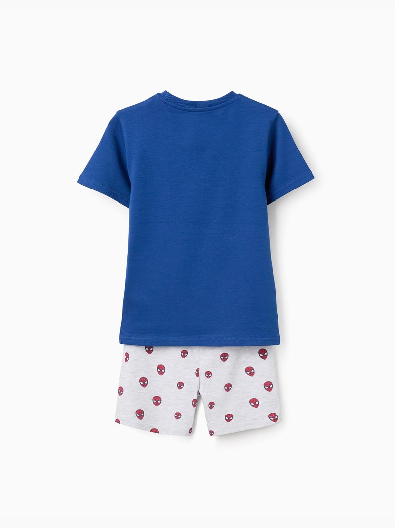 Pigiama a manica corta glow-in-the-dark con spider-man Blu Blu - Kiabi
