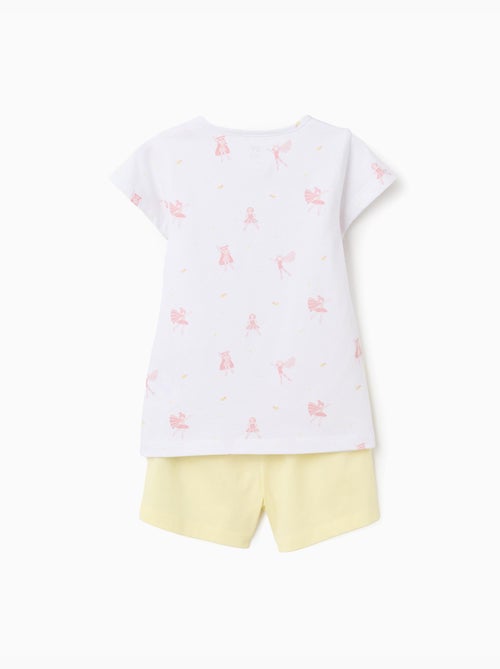 Pigiama a manica corta in cotone con motivo - Kiabi