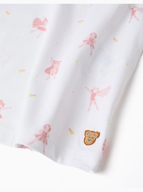 Pigiama a manica corta in cotone con motivo - Kiabi