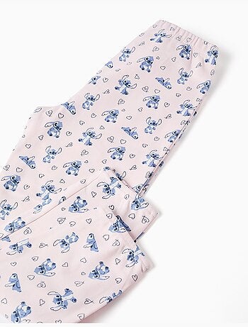 Pigiama a manica lunga che si illumina al buio con stitch