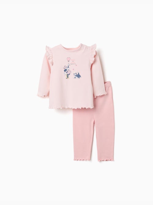 Pigiama a manica lunga in cotone con Minnie & Figaro - Kiabi Pigiama a manica lunga in cotone con Minnie & Figaro - Kiabi