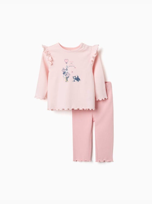 Pigiama a manica lunga in cotone con Minnie & Figaro - Kiabi Pigiama a manica lunga in cotone con Minnie & Figaro - Kiabi