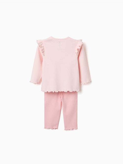 Pigiama a manica lunga in cotone con Minnie & Figaro - Kiabi Pigiama a manica lunga in cotone con Minnie & Figaro - Kiabi