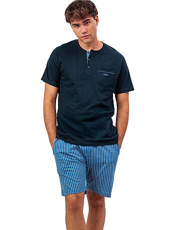 Pigiama a maniche corte a righe classiche da uomo ADMAS CLASSIC