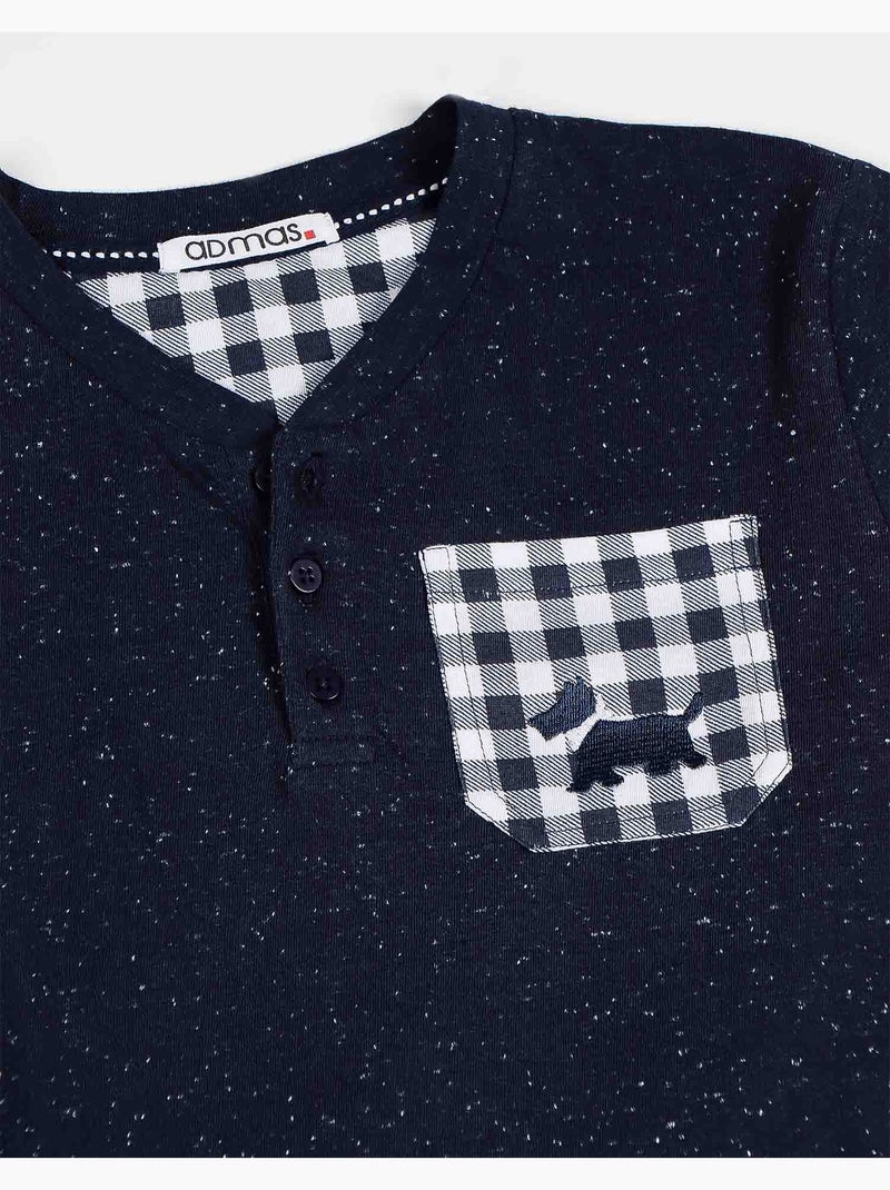Pigiama a maniche corte ADMAS Lou Lou per bambini Blu marino - Kiabi
