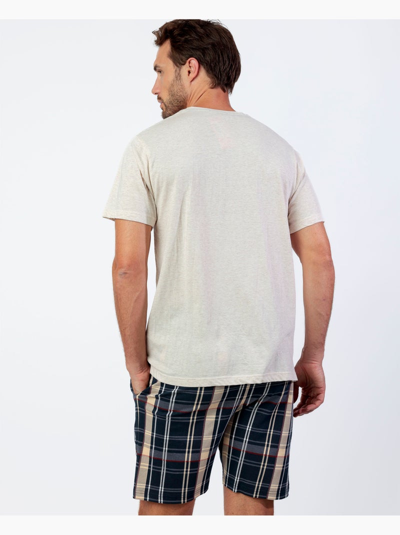 Pigiama a maniche corte ADMAS Run Faster da uomo Beige - Kiabi