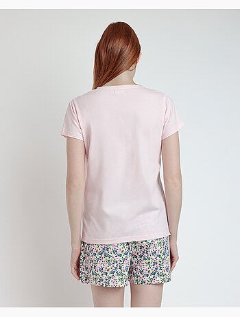 Pigiama a maniche corte ADMAS Sweet Garden per donna