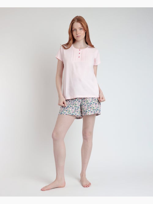 Pigiama a maniche corte ADMAS Sweet Garden per donna - Kiabi Pigiama a maniche corte ADMAS Sweet Garden per donna - Kiabi