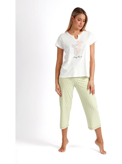 Pigiama a maniche corte ADMAS Vacay Mood per donna - Kiabi Pigiama a maniche corte ADMAS Vacay Mood per donna - Kiabi