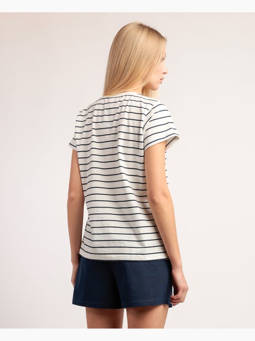 Pigiama a maniche corte blu navy da donna PADDINGTON CLASSIC - Kiabi Pigiama a maniche corte blu navy da donna PADDINGTON CLASSIC - Kiabi