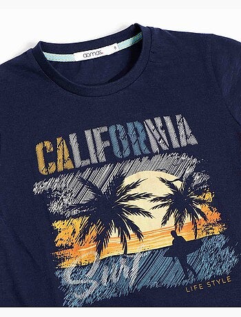 Pigiama a maniche corte California per ragazzi ADMAS