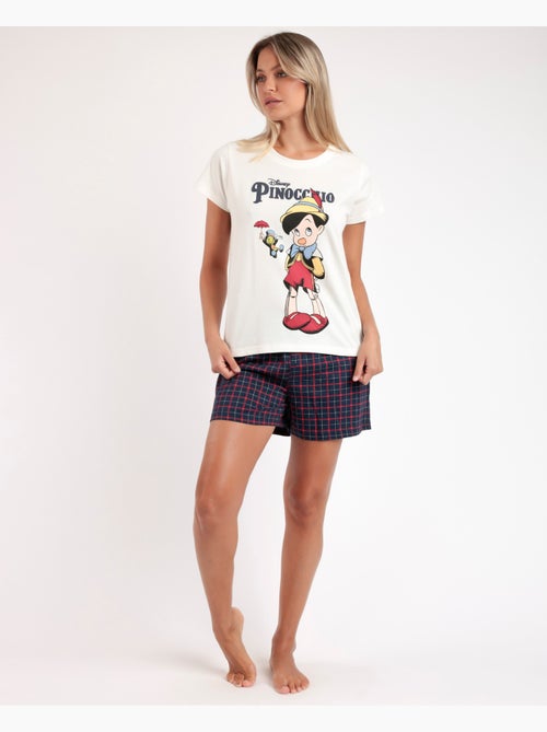 Pigiama a maniche corte classico Pinocchio da donna DISNEY - Kiabi