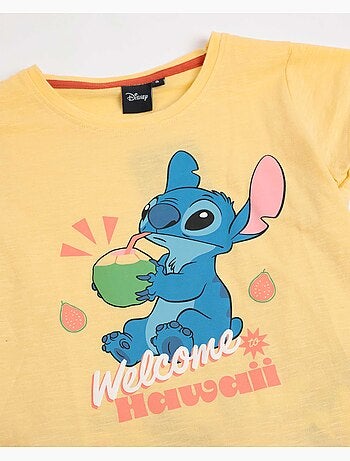 Pigiama a maniche corte con motivo tropicale DISNEY per bambine