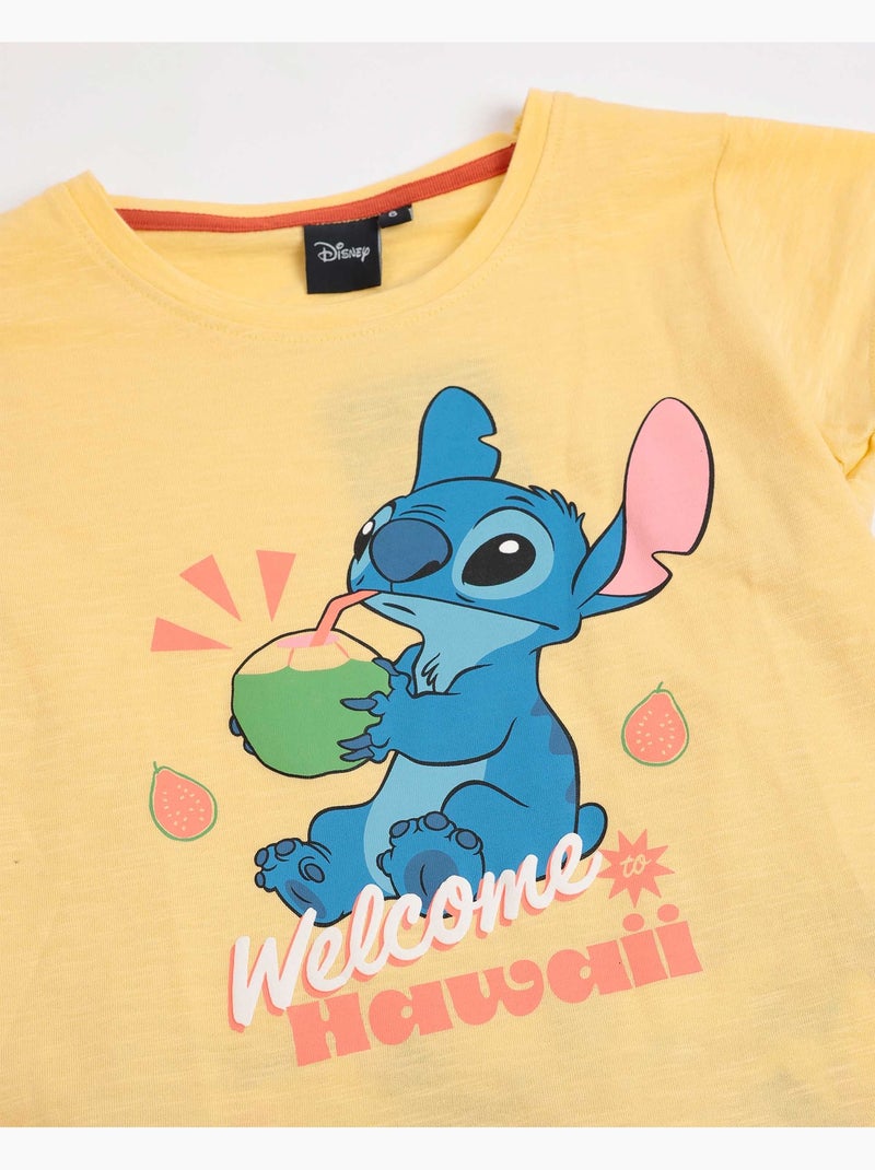 Pigiama a maniche corte con motivo tropicale DISNEY per bambine Blu Giallo - Kiabi