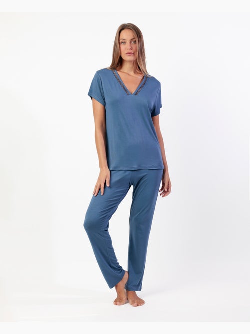 Pigiama a maniche corte da donna ADMAS CLASSIC Fresh Air - Kiabi Pigiama a maniche corte da donna ADMAS CLASSIC Fresh Air - Kiabi