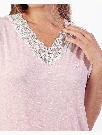 Pigiama a maniche corte da donna ADMAS CLASSIC Hearts