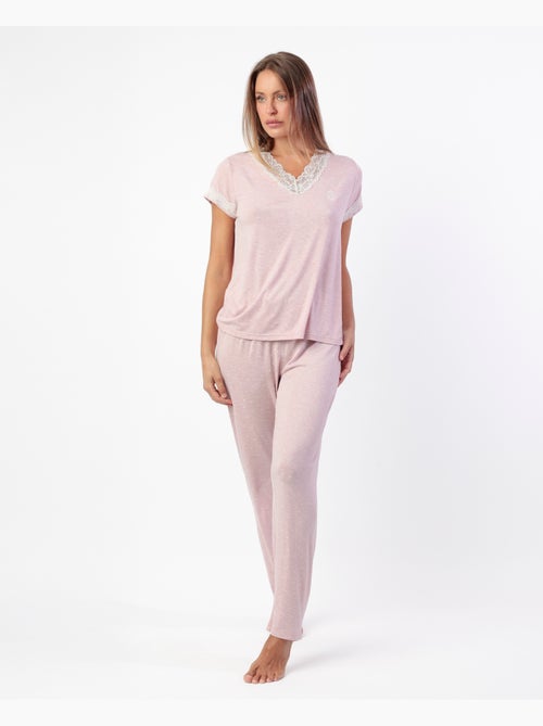Pigiama a maniche corte da donna ADMAS CLASSIC Hearts - Kiabi Pigiama a maniche corte da donna ADMAS CLASSIC Hearts - Kiabi