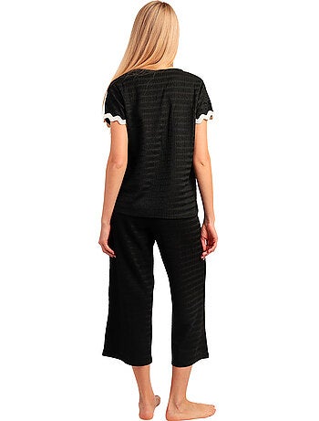 Pigiama a maniche corte da donna ADMAS LUXURY Luxe Waves