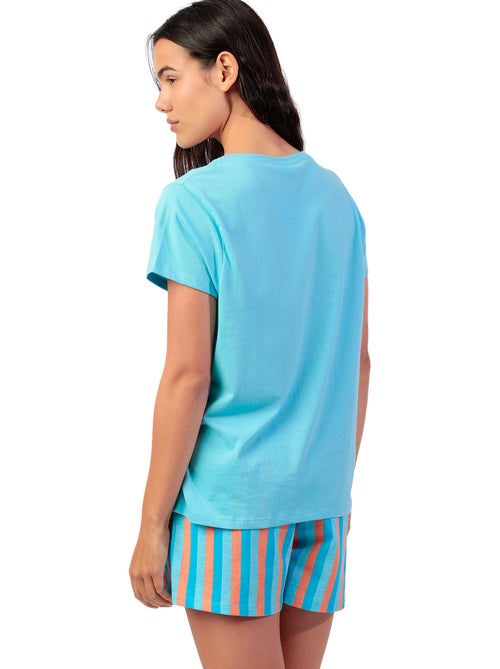 Pigiama a maniche corte da donna con furgone Snoopy dei PEANUTS - Kiabi Pigiama a maniche corte da donna con furgone Snoopy dei PEANUTS - Kiabi