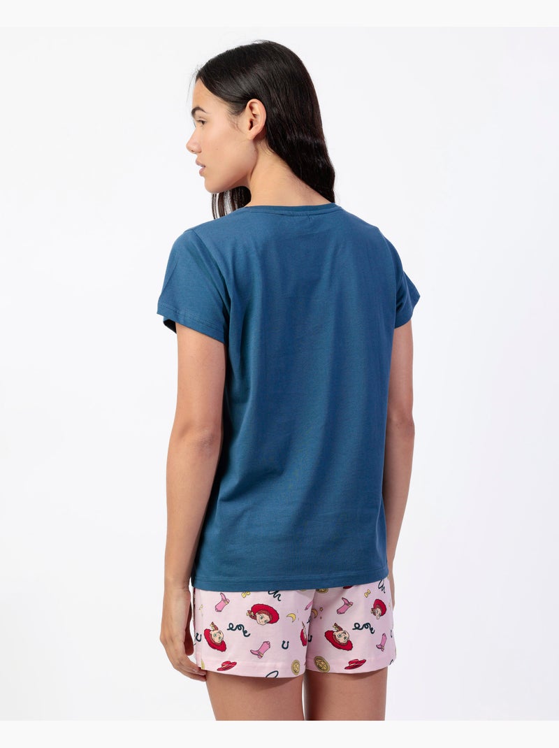 Pigiama a maniche corte da donna di Jessie di TOY STORY Blu - Kiabi