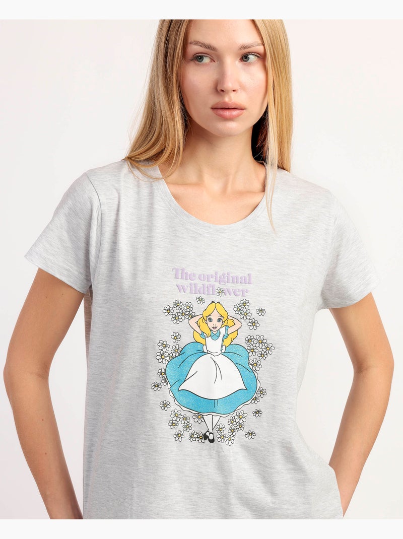 Pigiama a maniche corte da donna Disney Dreamland Grigio melangiato - Kiabi