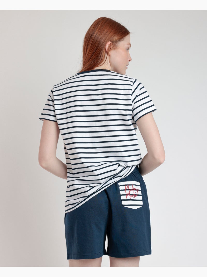 Pigiama a maniche corte da donna DISNEY Generals Blu marino - Kiabi