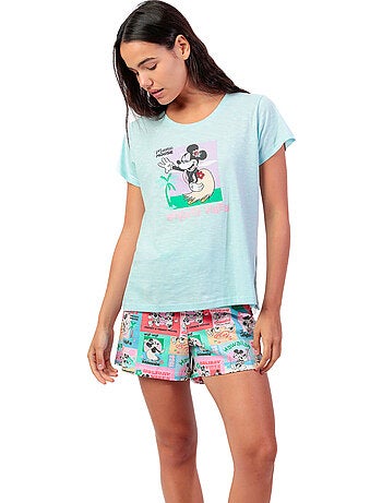 Pigiama a maniche corte da donna Disney Holiday Vibes