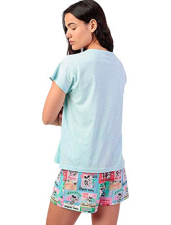 Pigiama a maniche corte da donna Disney Holiday Vibes