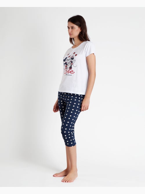 Pigiama a maniche corte da donna DISNEY Love is in the Air - Kiabi
