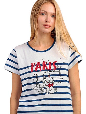 Pigiama a maniche corte da donna DISNEY Marie Paris