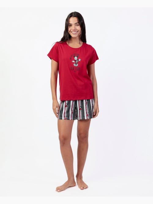 Pigiama a maniche corte da donna Disney Mickey New York - Kiabi Pigiama a maniche corte da donna Disney Mickey New York - Kiabi