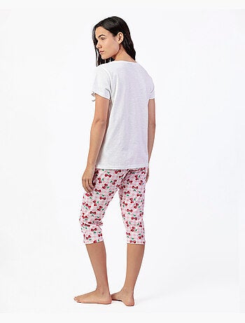 Pigiama a maniche corte da donna DISNEY Minnie Cherry